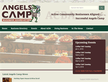Tablet Screenshot of angelscampbusiness.com